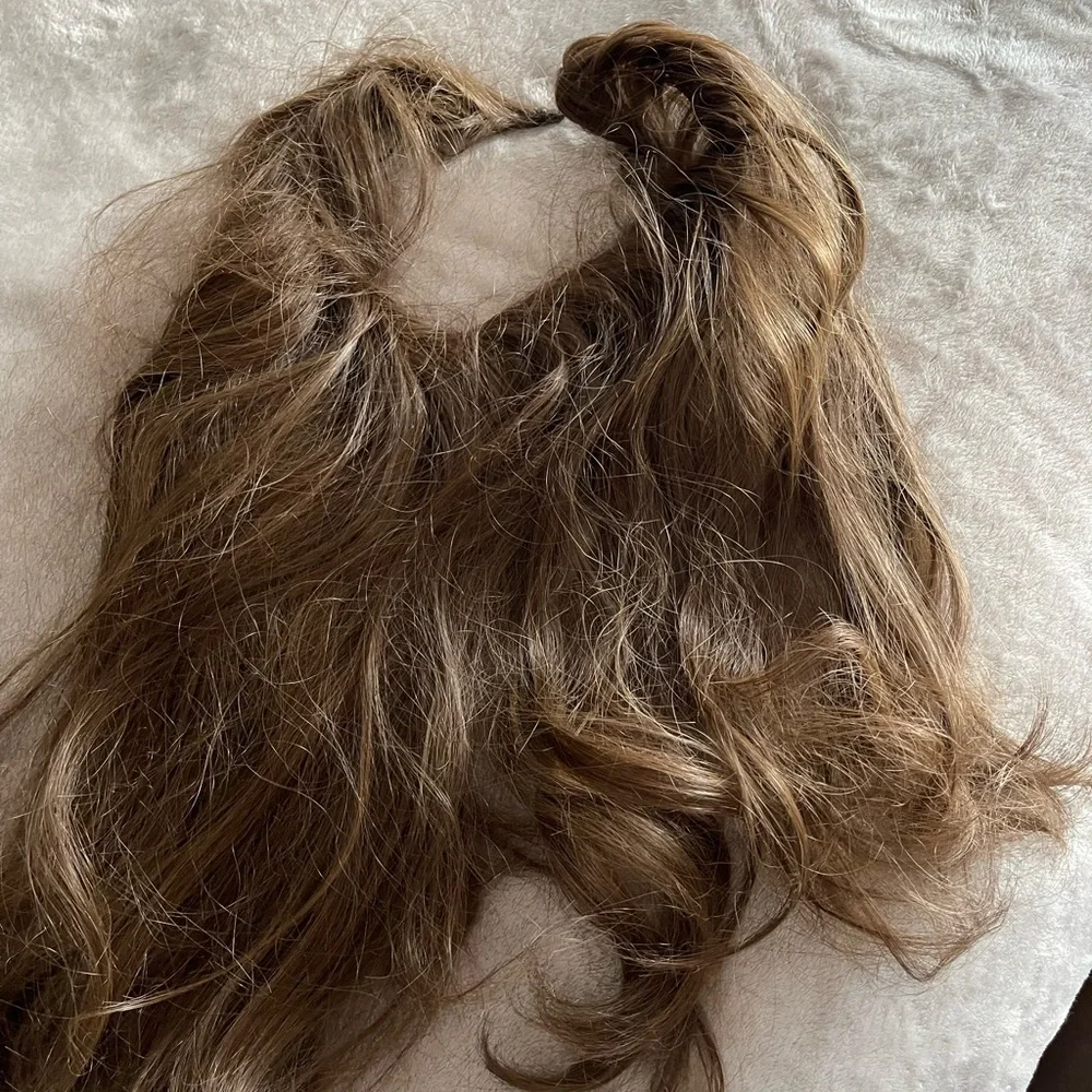 Natural Human hair wig wrap